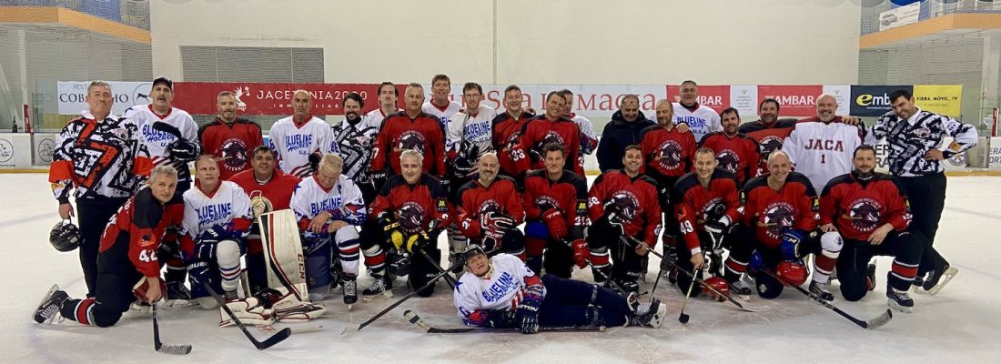 La Asociación Deportiva Club Hielo Jaca Veteranos recibe al Blueline Hockey USA